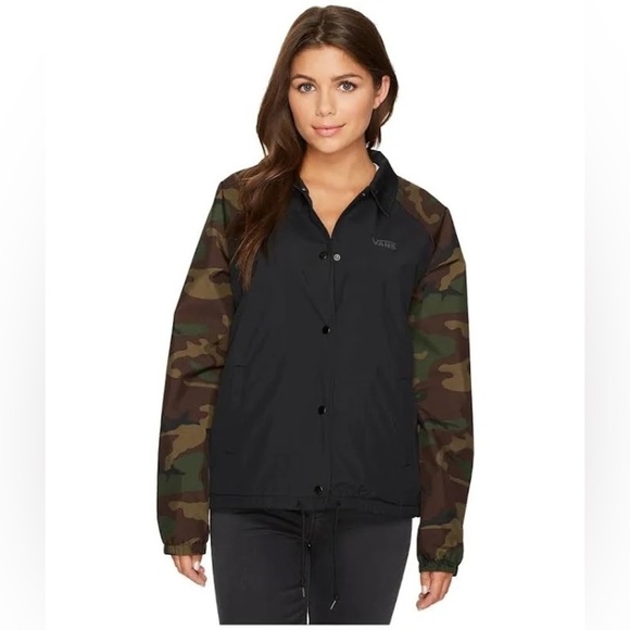 Vans Thanks Coach Jacket Camo - Picture 1 of 13